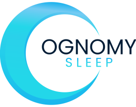 ognomy sleep_Logo on White Background